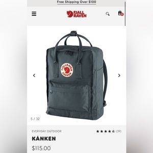 NWT Fjallraven Kanken original backpack